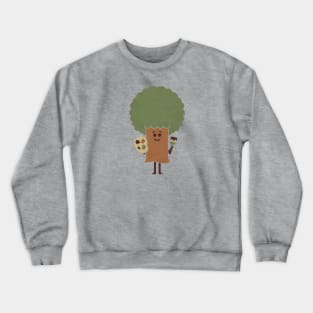 Happy Tree Crewneck Sweatshirt